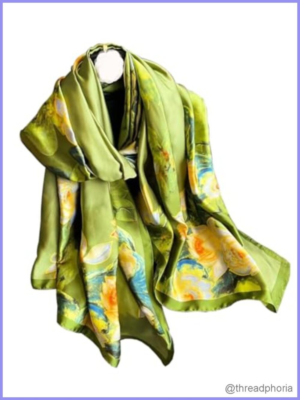 Floral Lightweight Polyester Shawl Scarf Wrap for Women Formal Evening Dress